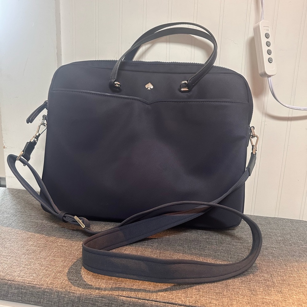Kate Spade Black Laptop Bag with Shoulder Strap